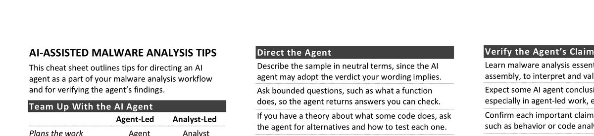 AI-Assisted Malware Analysis Tips